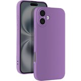 AVIZAR Ohišje za iPhone 16 Plus Silikonsko gladko zaščiteno ohišje za fotoaparat, Vijolična, (5000015132) | Shoptok.si