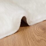  Tepih od umjetne ovčje kože TAFALLA Bijela 140 x 200 cm | shoptok.hr