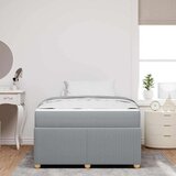  Krevetna konstrukcija Ostalo Svjetlosiva 120 x 190 cm tkanina | shoptok.hr