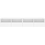  Zidni TV ormarići 2 kom bijeli 80x30x30 cm konstruirano drvo | shoptok.hr