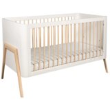 Troll nursery® otroška posteljica 2v1 torsten™ 70x140 white/wax | Shoptok.si