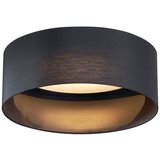 QAZQA Moderna stropna svetilka črna prozorna 40 cm vklj. LED s 3-stopenjskim zatemnjevanjem - Sue | Shoptok.si
