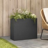  Vrtna saksija Antracit 50 x 20 x 40 cm Čelična vrata | shoptok.hr