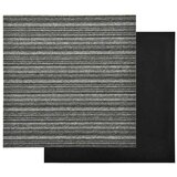  Tepih 20 pcs Prugasta antracit 50 x 50 cm 100% Polipropilen - Prugasta antracit | shoptok.hr