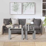  Uklapajući stolići boja sivog hrasta 3 kom konstruirano drvo | shoptok.hr