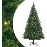 vidaXL Umestno božično drevo Zelena 240 cm PVC, jeklo in plastika | Shoptok.si