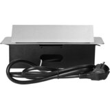 Orno Produžni kabel sa 2 x Schuko utičnice + 2 x USB, ugradbena - OR-AE-13126(GS)/G | shoptok.hr