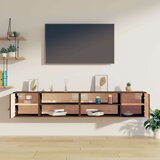  Zidni ormarići 2 kom boja meda 80x30x30 cm od masivne borovine | shoptok.hr