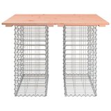 vidaXL Vrtna klupa s gabionskim dizajnom 100x102x72 cm drvo duglazije | shoptok.hr