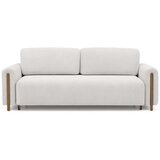 ELTAP Krem sklopiva/s prostorom za odlaganje sofa od bouclé tkanine 244 cm Arcadova – Cijene