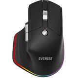  Miš Everest SMW- 178 Handy 2in1 Bluetooth 2,4GHz White Rechargeable 4000 DPI Horizontal/Vertical Wheel Ergonomic RGB Mouse, 4104 Cijene