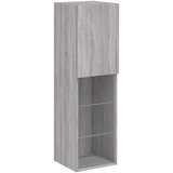  8-dijelni set zidnih TV ormarića LED boja hrasta sonome | shoptok.hr
