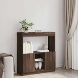 vidaXL Visoka komoda boja smeđeg hrasta 92x33x100 cm konstruirano drvo | shoptok.hr