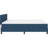  Krevet s opruga kutije s LED trakama Plava 180 x 200 cm tkanina | shoptok.hr