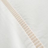 Bianca Bijela/bež posteljina za krevet za jednu osobu od pamučnog perkala 135x200 cm Contrast Trim – | shoptok.hr