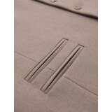 Ombre Men's suit vest with classic detailing and lining - beige | Shoptok.si