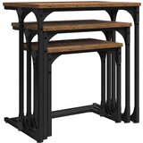  Gnezdeča Kavna Miza 3 pcs Star les 50,5 x 35 x 53 cm, (5000068873) | Shoptok.si