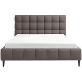MID.YOU OBLAZINJENA POSTELJA 160 cm x 200 cm , tekstil, leseni material umazano rjava | Shoptok.si