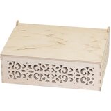  Drvena kutija izrezbarena 232x172x82 mm Cene'.'
