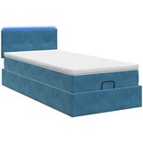  Krevet od pjene s madracem i LED-om Tamno plava 80 x 200 cm | shoptok.hr