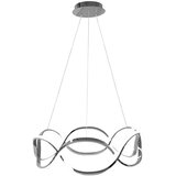 Toolight moderna led stropna svjetiljka + pilot App801-CP twist chrome | shoptok.hr