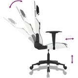  Igraća stolica bijelo-crna od umjetne kože | shoptok.hr