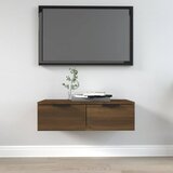 Maison Chic Stenska omarica - Zidna omarica rjavi hrast 68x30x20 cm inženirski les iu390, (22062956) | Shoptok.si