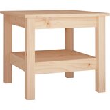 Maison Chic Klubska mizica - kavna mizica - Nizka mizica 45x45x40 cm trdna borovina, (21753430) Cene