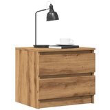 vidaXL Nočna omarica artisan hrast 50x40x43.5 cm inženirski les Cene