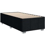 vidaXL Box spring postelja z vzmetnico črna 80x200 cm blago | Shoptok.si