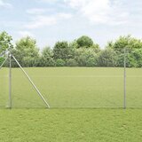  Zavarena žičana ograda s 13 sidrenih stupova 1.5x50 m Pocinčani čelik | shoptok.hr