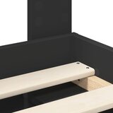  Krevetna konstrukcija Crna 90 x 200 cm Čvrsto borovo drvo | shoptok.hr