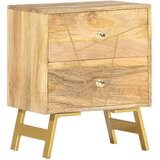  Noćni ormarić od masivnog drva manga 40 x 30 x 50 cm | shoptok.hr