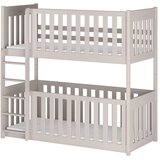 Molarem Home Drveni dječji krevet na kat Konrad - kašmir - 200x90 cm - Bez madraca | shoptok.hr