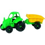 Ecoiffier Eco traktor sa prikolicom 25 cm displej 12/1 | shoptok.hr