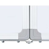  Magnetna bijela ploča sklopiva 80 x 100 x 1 7 cm aluminijska | shoptok.hr