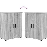 vidaXL Kopalniška omarica Siva sonoma 60 x 35 x 80 cm Konstruiran les | Shoptok.si