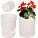 KADAX Cvetlični lonec s stojalom Plastika Okrogel 34,5 cm, (5000350840) | Shoptok.si