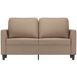  Dvosjed od tkanine boja cappuccina 120 cm od umjetne kože Smeđa | Shoptok.si