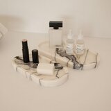  MAR07470302D White Bathroom Tray Set Cene