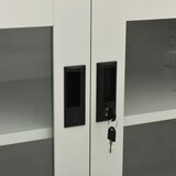  Uredski ormarić svjetlosivi 90 x 40 x 70 cm čelični | shoptok.hr