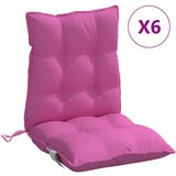 vidaXL Blazina za stol 6 kosov roza oxford tkanina, (21081267) | Shoptok.si