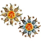 Signes Grimalt Kipci in figurice Sončni Stenski Ornament 2 Enoti Oranžna | Shoptok.si