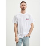 Guess White Mens T-Shirt Back Mirage - Men cene