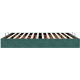 vidaXL Otomanski posteljni okvir brez vzmetnice temno zelena 180x200cm | Shoptok.si