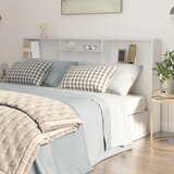 Maison Chic vzglavna omarica - nočna omarica - posteljna omarica bela 200x19x103,5 cm, (21704939) | Shoptok.si