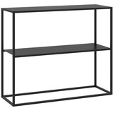 Nesta Konzolna miza iz jekla, 2-nivojska stranska mizica, zaščita pred prevračanjem, 90 x 30 x 75 cm, za hodnik, (5000493547) | Shoptok.si