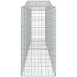  Lučne gabionske košare 4 kom 400x50x100/120cm pocinčano željezo | shoptok.hr