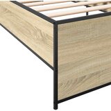  Krevetna konstrukcija Hrast sonoma 80 x 200 cm | shoptok.hr