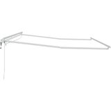  Okvir tende z LED lučmi Bela 450 × 300 cm Aluminij - - Bela - 31.14 - 450 x 300 cm - 2025- | Shoptok.si